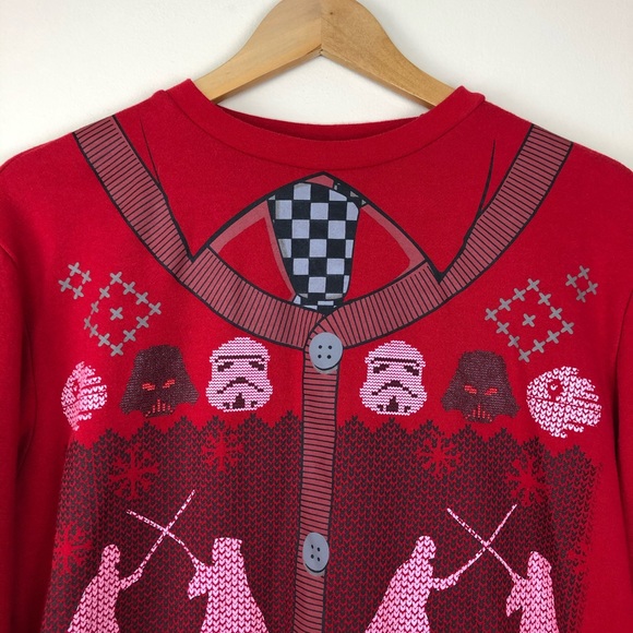 Star Wars Darth Vader Jedi Christmas Sweatshirt - Picture 5 of 10